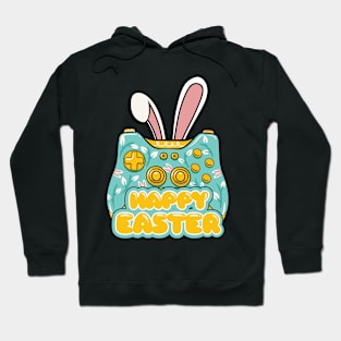 Happy Easter Video Game Bunny Gaming Controller Gamer Hoodie